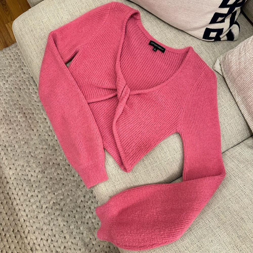 Pink Shrug Sweater 🩷